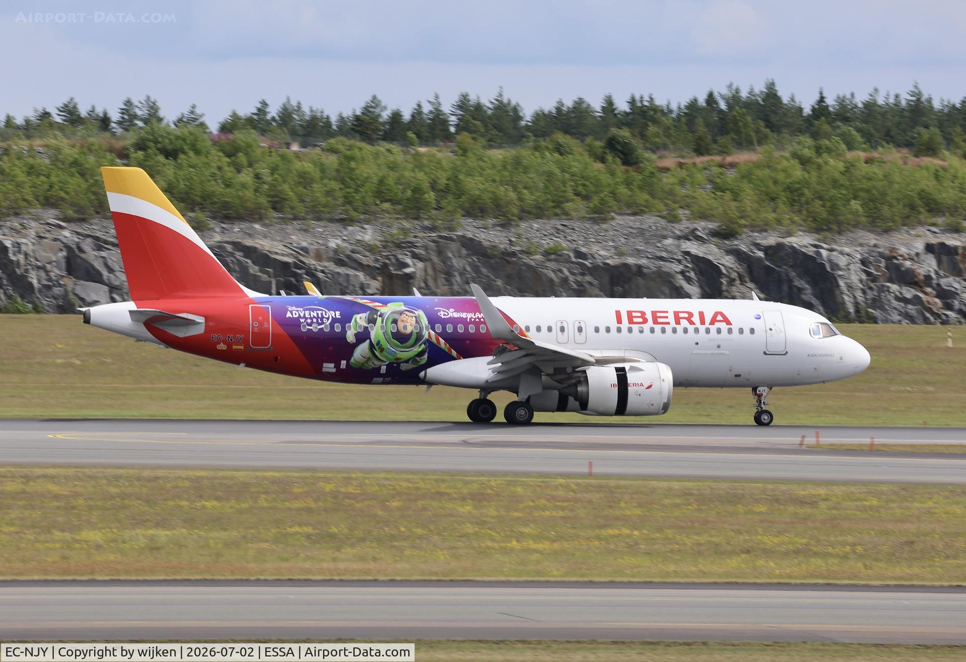 EC-NJY, 2020 Airbus A320-251N, c/n 10135, Rwy 19L