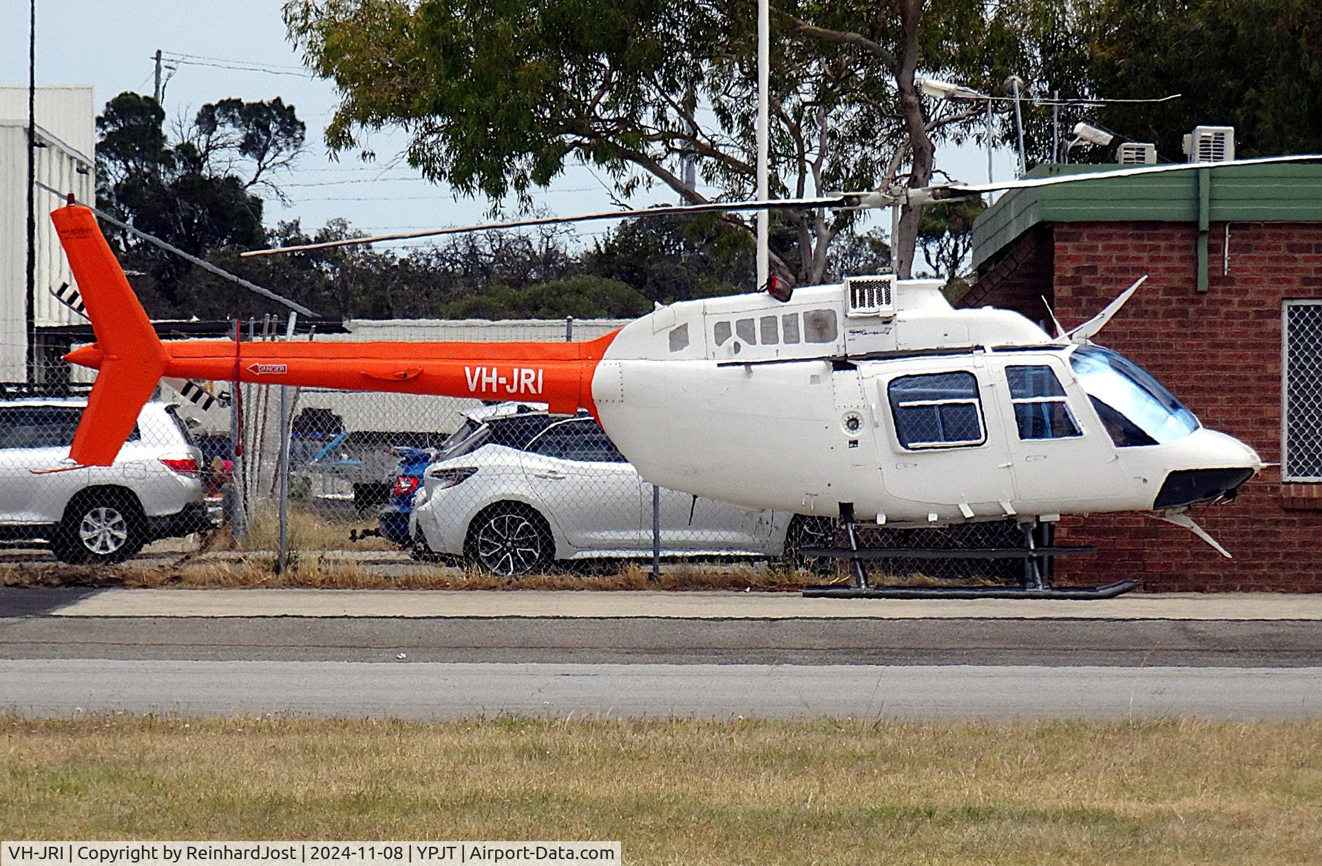 VH-JRI, 1999 Bell 206B-3 JetRanger III, c/n 4234, 1992-build JetRanger (ex-RP-C8778 / N26GH / 9M-FAH / C-GFNL) at Perth-Jandakot, Western Australia