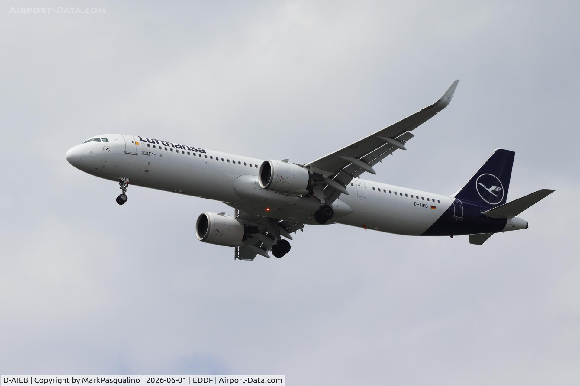 D-AIEB, 2019 Airbus A321-271NX, c/n 8783, Airbus A321-271NX