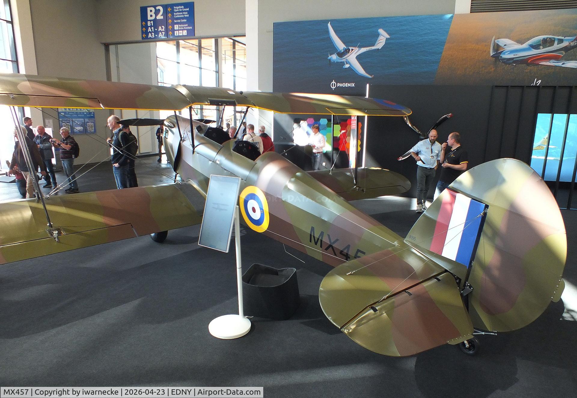 MX457, 2026 JMB Aircraft SV4-RS, c/n not found_MX457, Ultralight Concept (JMB) Stampe SV4-RS UL at the AERO 2026, Friedrichshafen