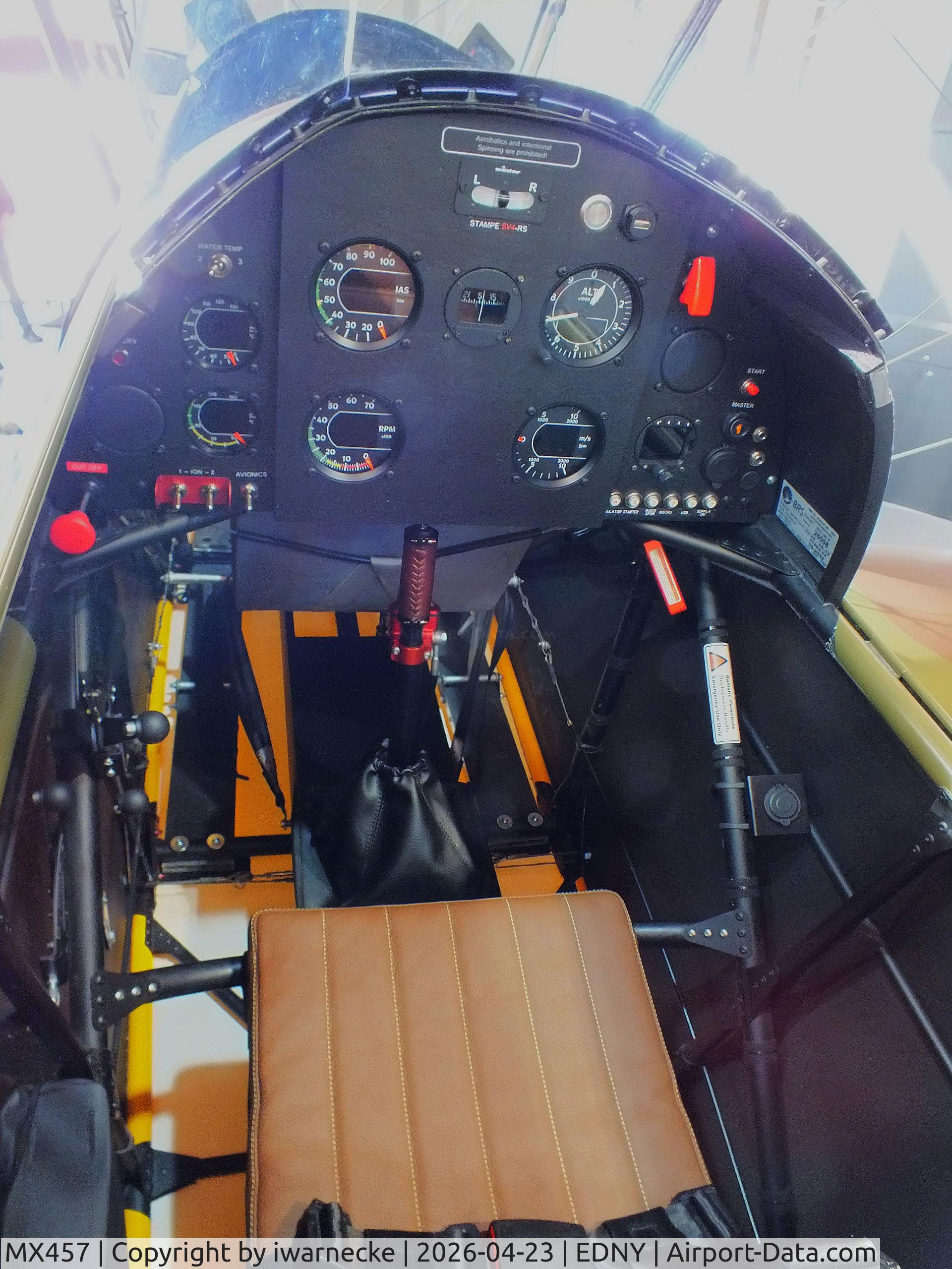 MX457, 2026 JMB Aircraft SV4-RS, c/n not found_MX457, Ultralight Concept (JMB) Stampe SV4-RS UL at the AERO 2026, Friedrichshafen