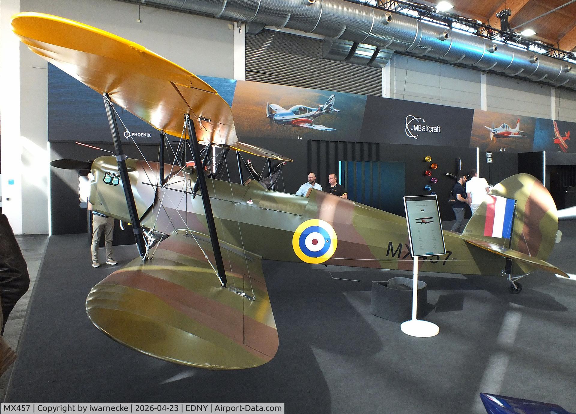 MX457, 2026 JMB Aircraft SV4-RS, c/n not found_MX457, Ultralight Concept (JMB) Stampe SV4-RS UL at the AERO 2026, Friedrichshafen