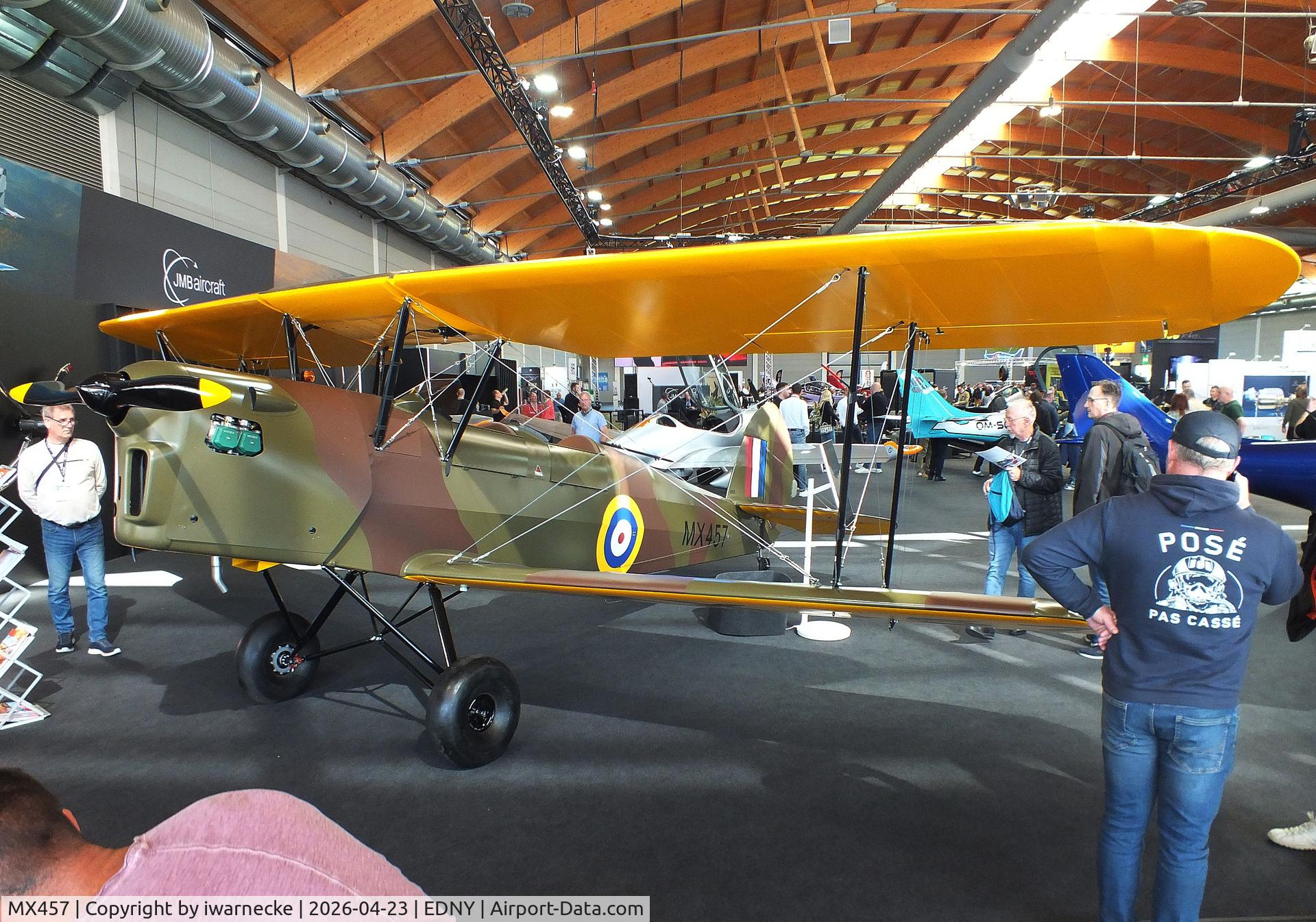 MX457, 2026 JMB Aircraft SV4-RS, c/n not found_MX457, Ultralight Concept (JMB) Stampe SV4-RS UL at the AERO 2026, Friedrichshafen