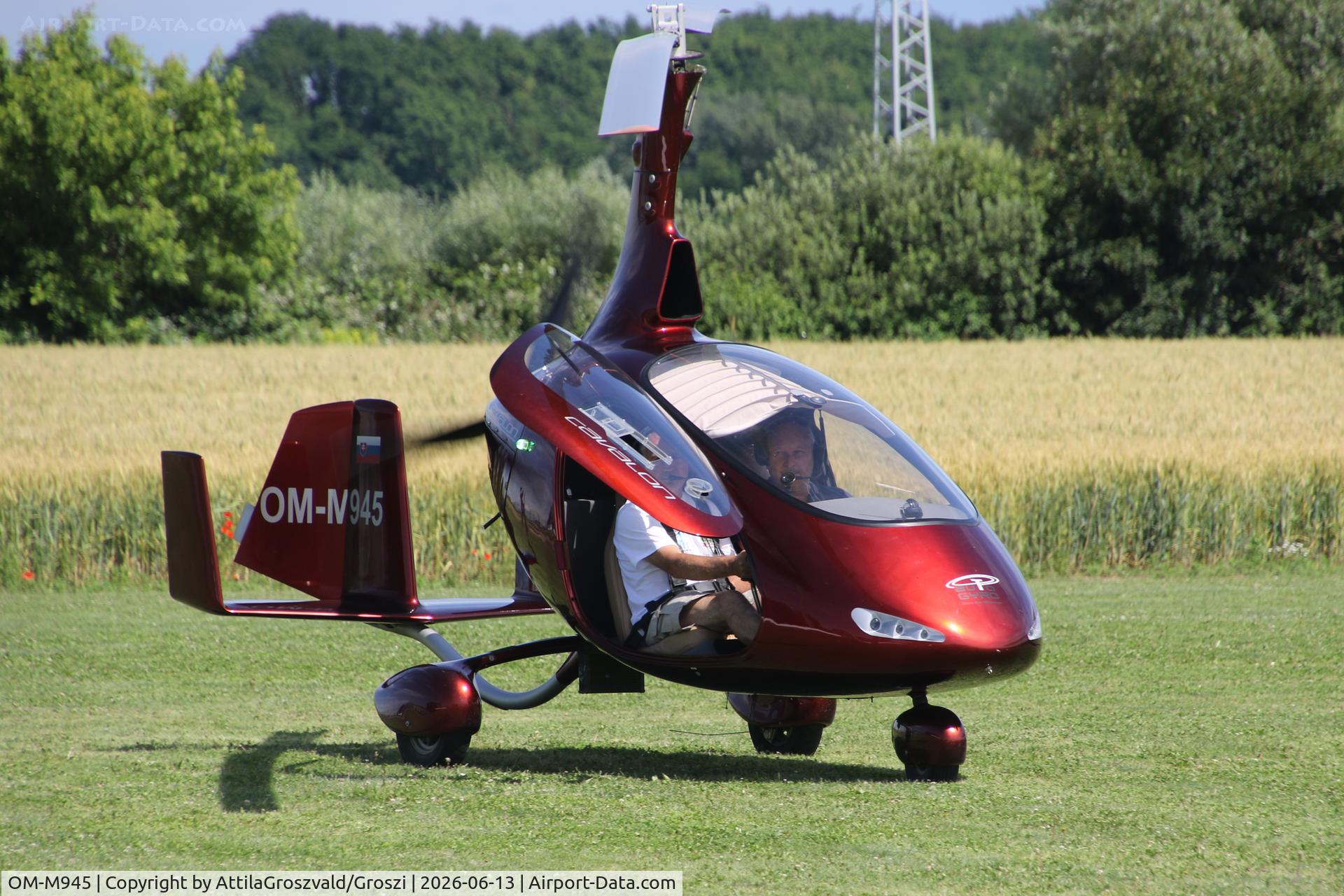 OM-M945, 2012 Autogyro GmbH Cavalon, c/n V00064, Becsehely, Mura Airport, Hungary