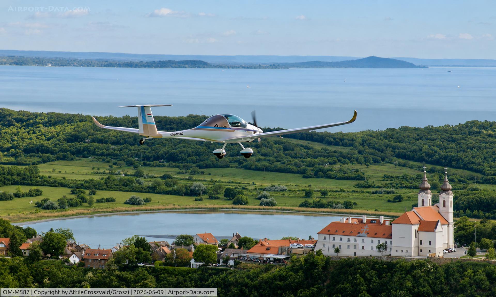 OM-M587, 2023 Altus Aero Altus, c/n 002, In Hungary, in the airspace of Lake Balaton