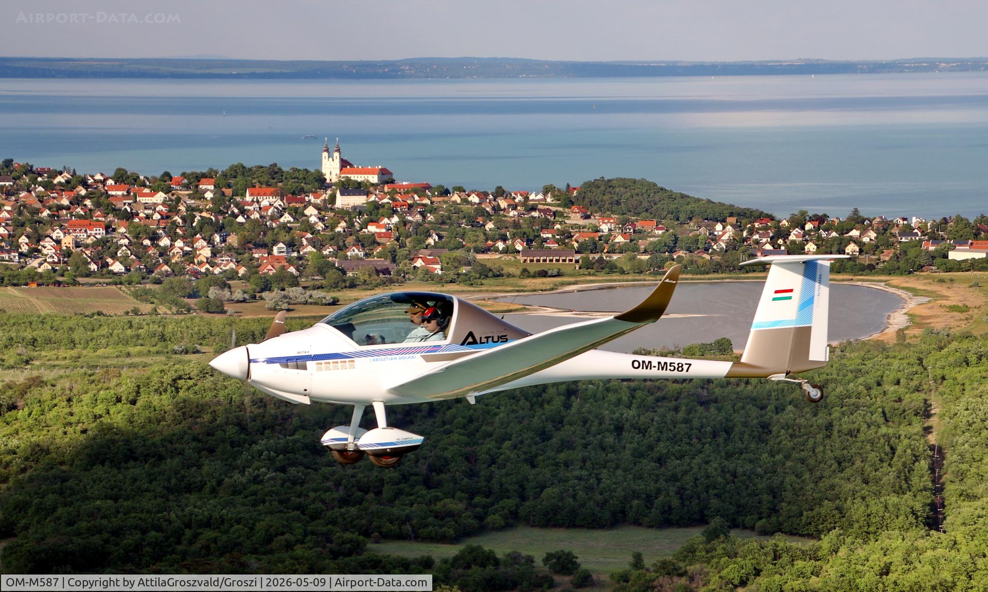 OM-M587, 2023 Altus Aero Altus, c/n 002, In Hungary, in the airspace of Lake Balaton