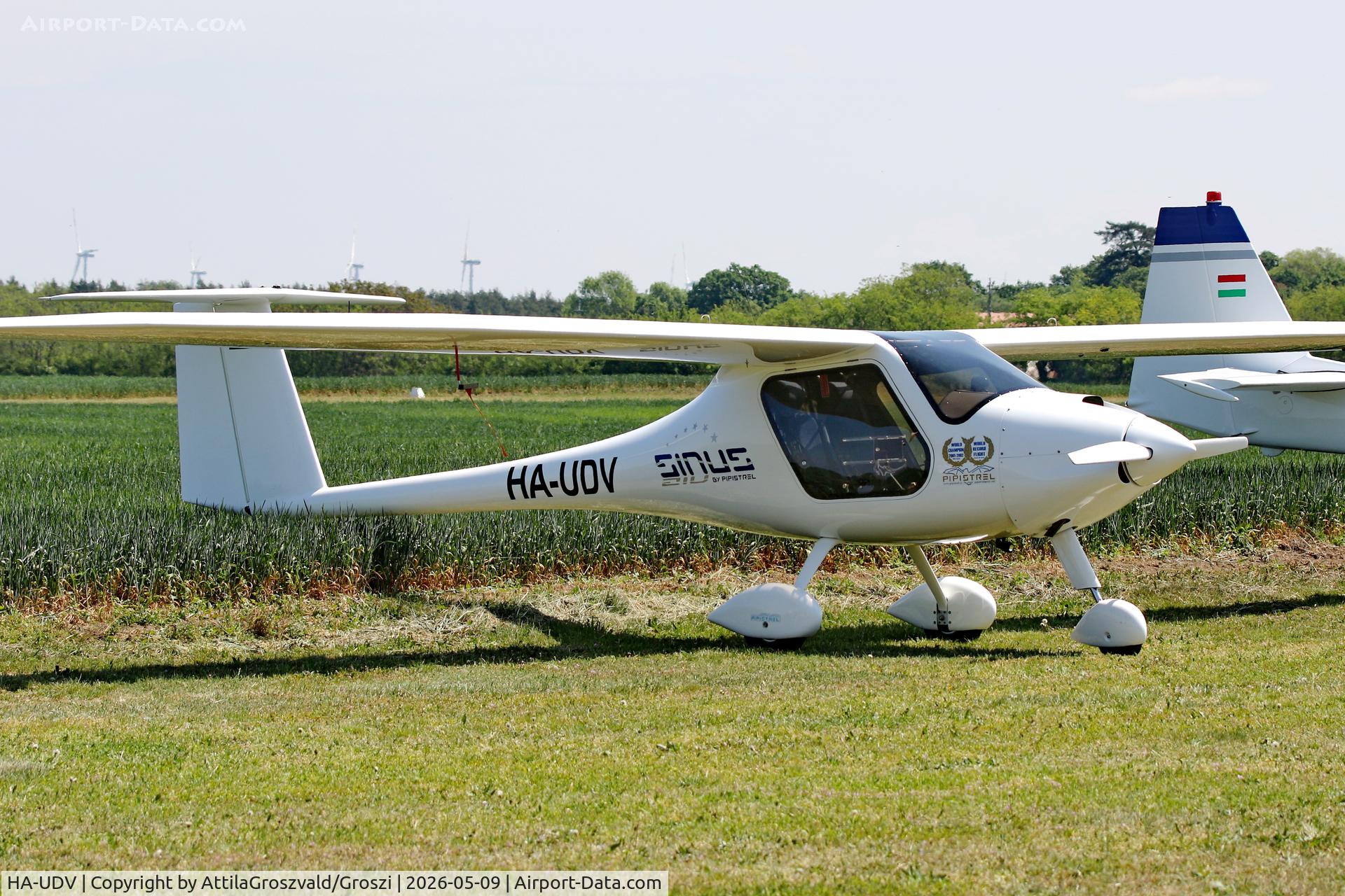 HA-UDV, 2009 Pipistrel Sinus 912, c/n 323SN912, LHBY - Böny Airport, Hungary