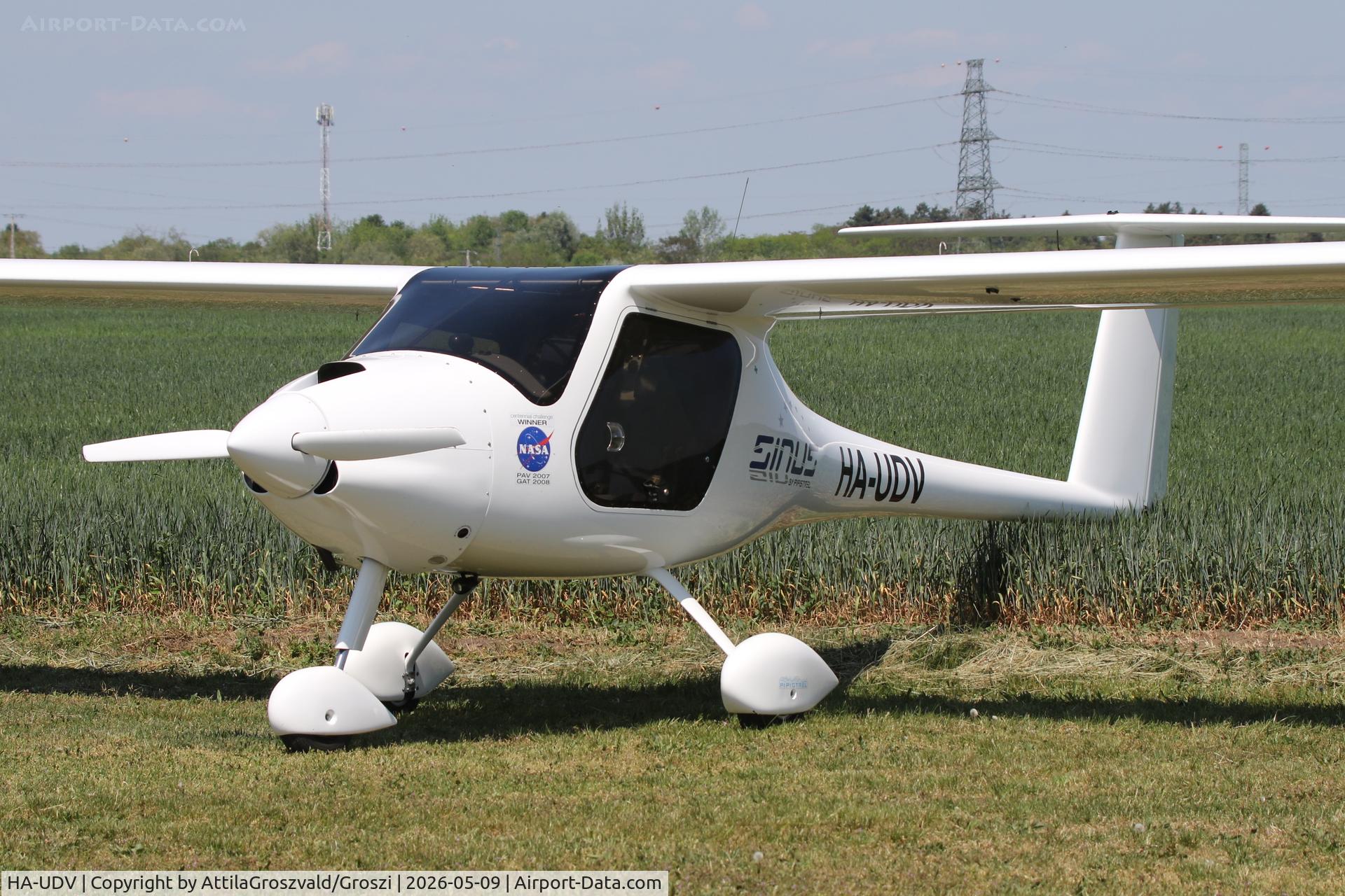 HA-UDV, 2009 Pipistrel Sinus 912, c/n 323SN912, LHBY - Böny Airport, Hungary