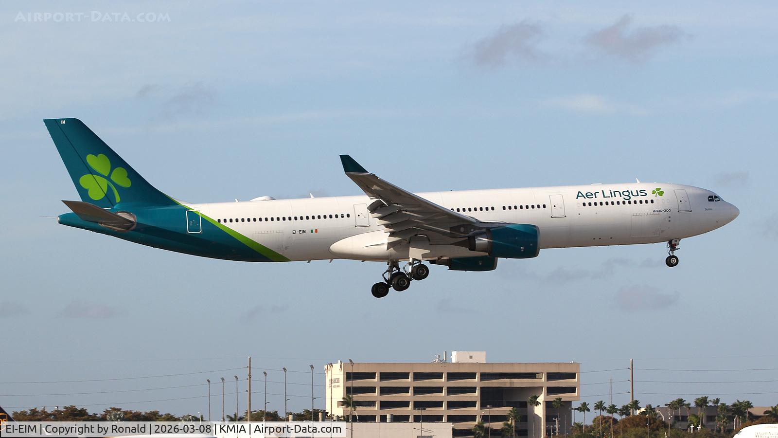 EI-EIM, 2019 Airbus A330-302, c/n 1950, at mia