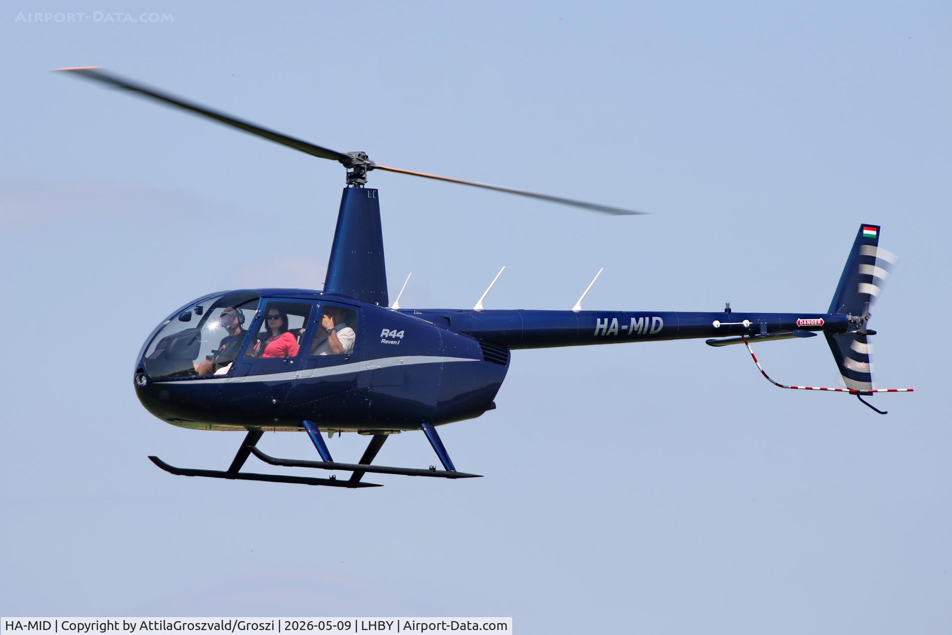 HA-MID, 2025 Robinson R44  Raven I, c/n 2820, LHBY - Böny Airport, Hungary