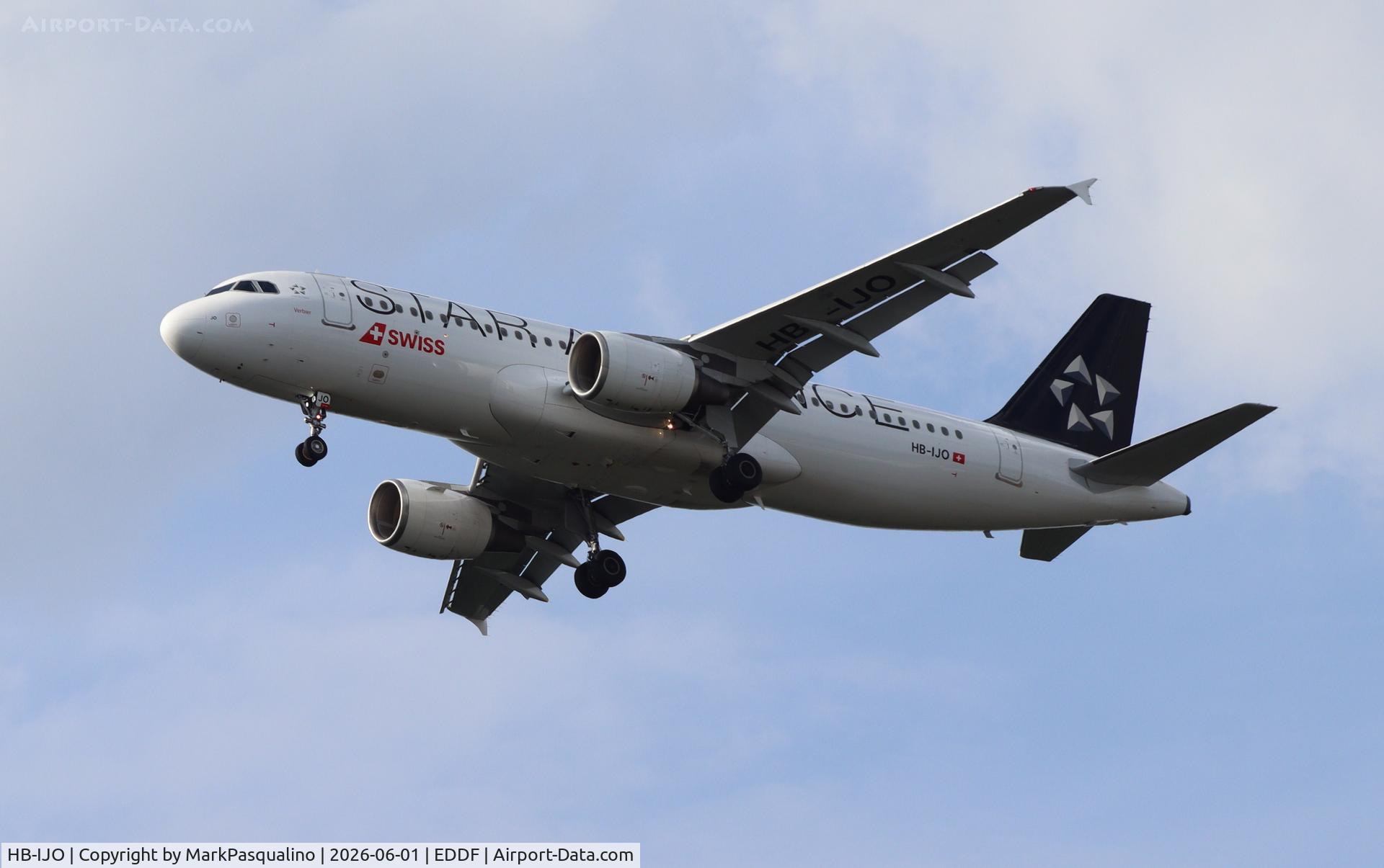 HB-IJO, 1997 Airbus A320-214, c/n 673, Airbus A320-214