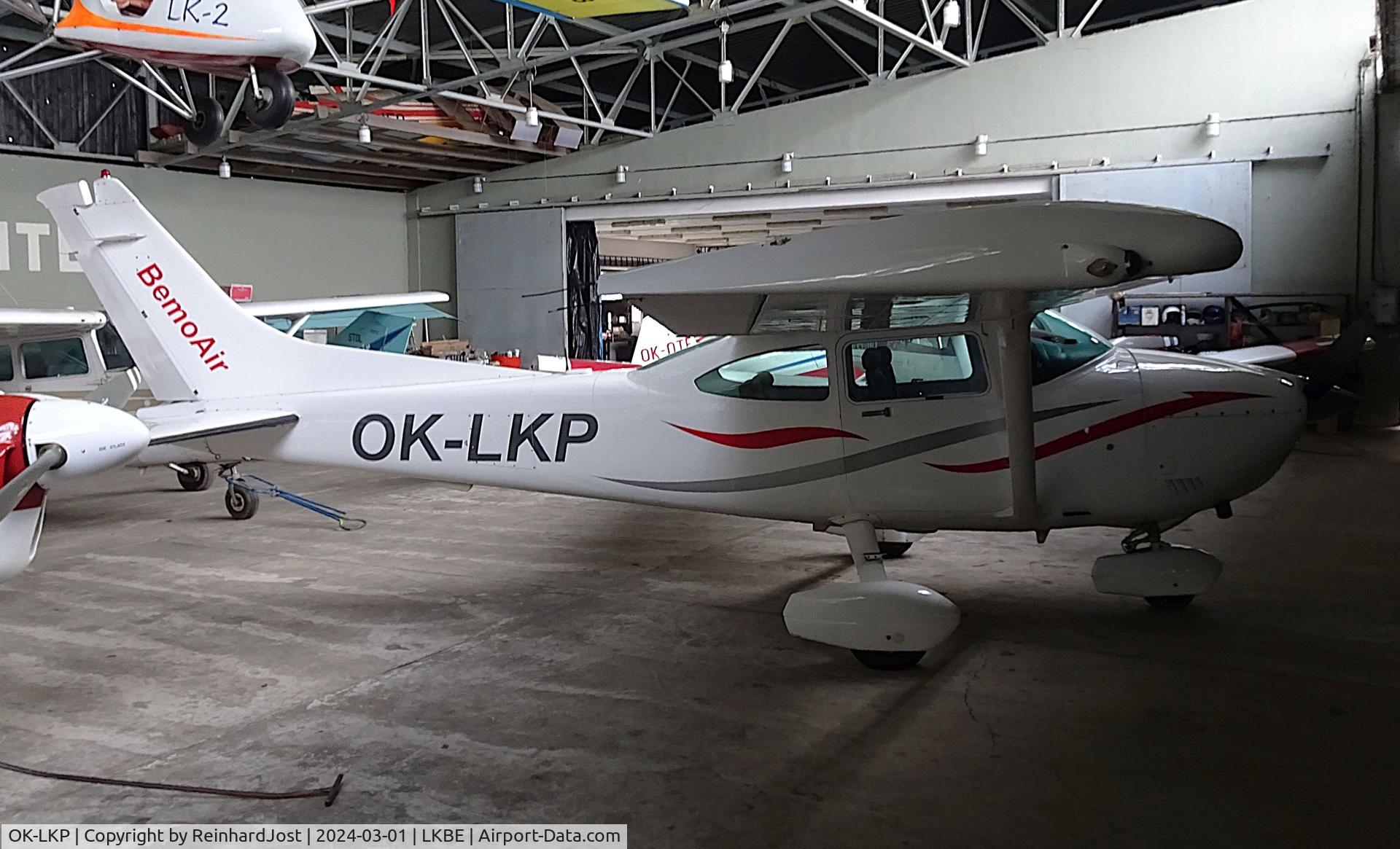OK-LKP, 1981 Cessna 182R Skylane Skylane, c/n 18267924, BemoAir Cessna 182R OK-LKP (ex-N9036H / SE-IHB / D-EXAP) at its homebase Benesov, Czech Republic