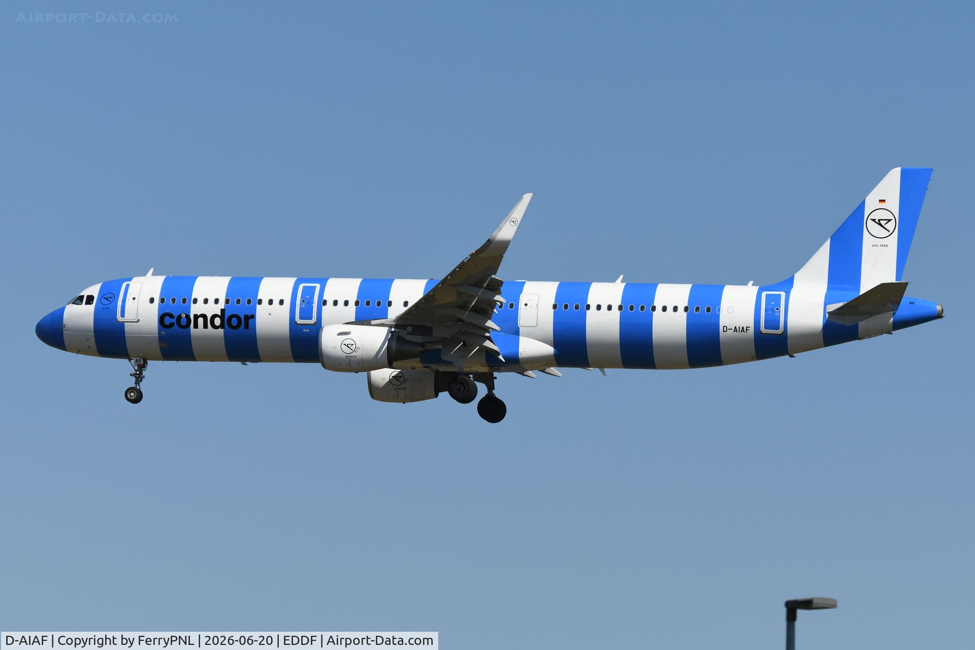 D-AIAF, 2015 Airbus A321-211, c/n 6459, Arrival of Condor A321