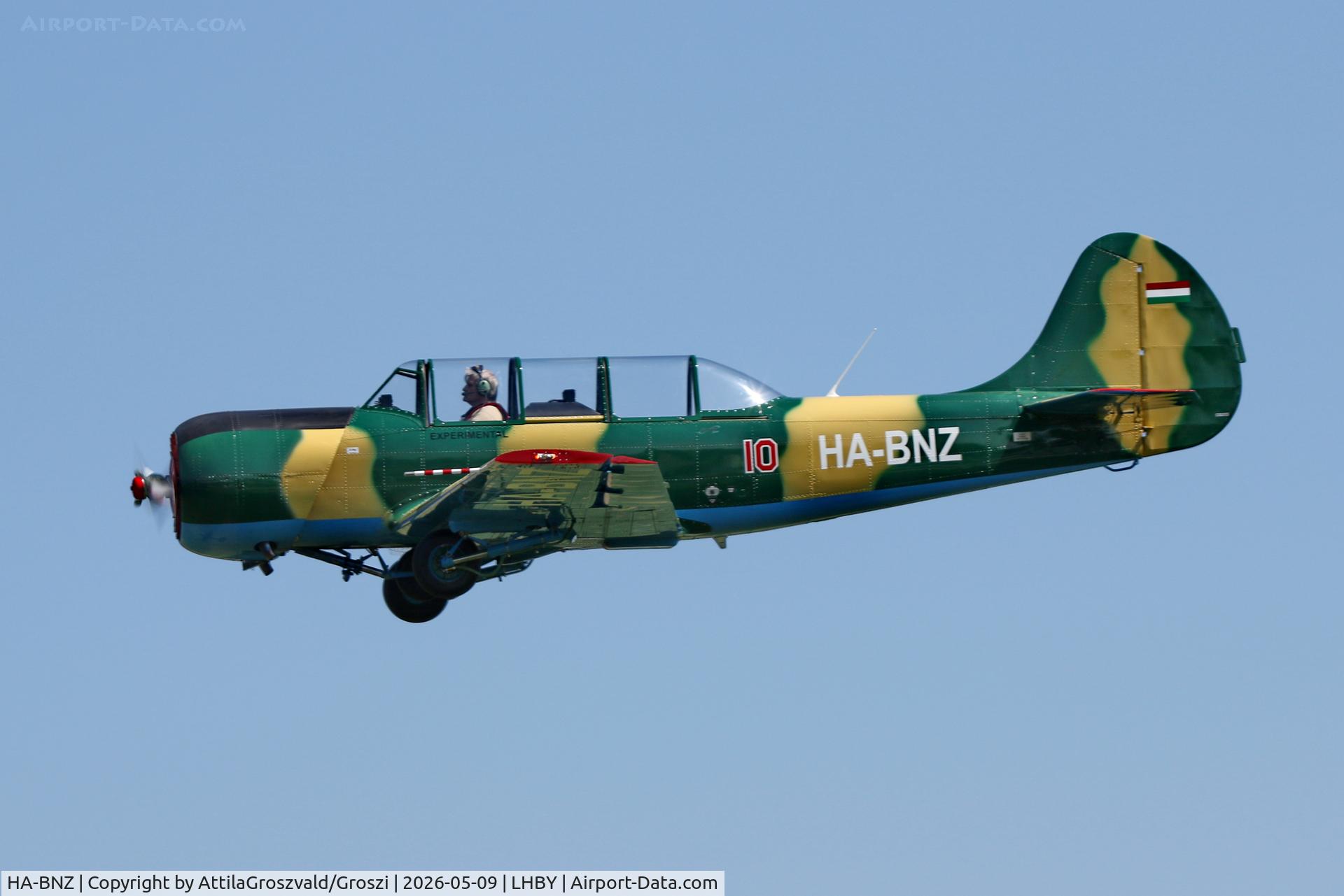 HA-BNZ, 1994 Yakovlev (Aerostar) Yak-52, c/n 9411806, LHBY - Böny Airport, Hungary