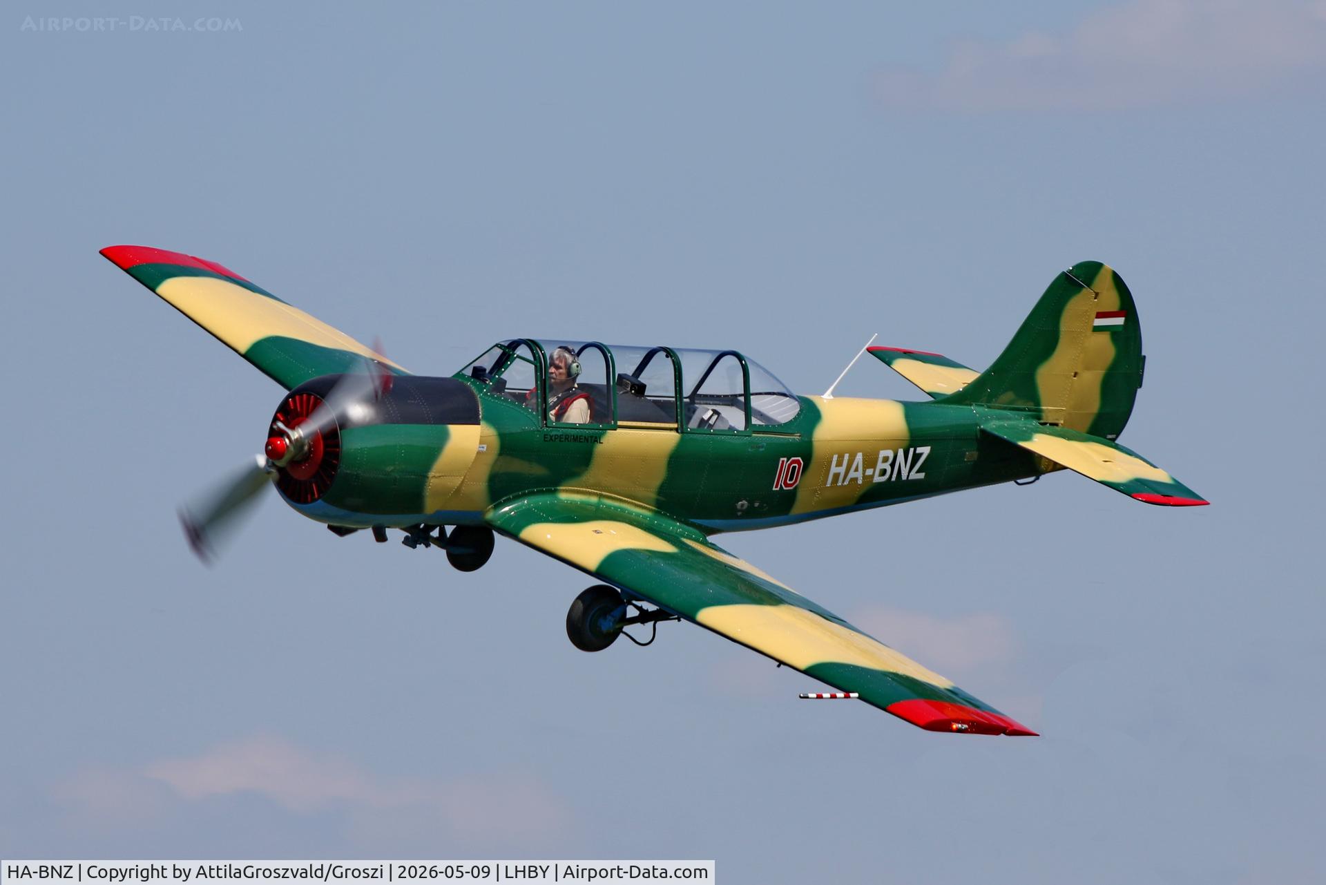 HA-BNZ, 1994 Yakovlev (Aerostar) Yak-52, c/n 9411806, LHBY - Böny Airport, Hungary