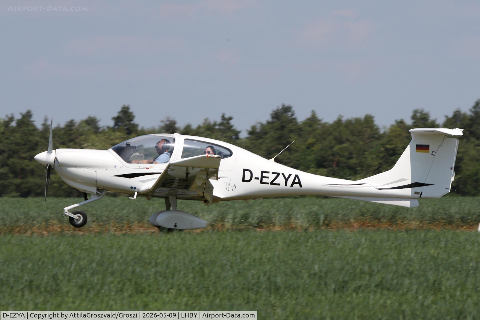 D-EZYA, 2002 Diamond DA-40 Diamond Star, c/n 40.081, LHBY - Böny Airport, Hungary