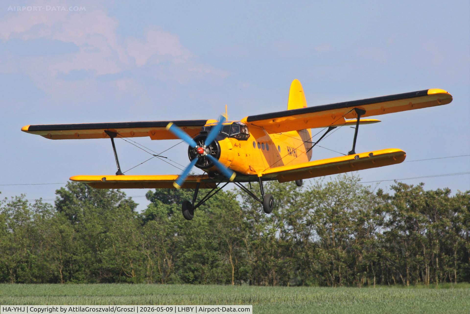 HA-YHJ, PZL-Mielec An-2TP, c/n 1G238-53, LHBY - Böny Airport, Hungary