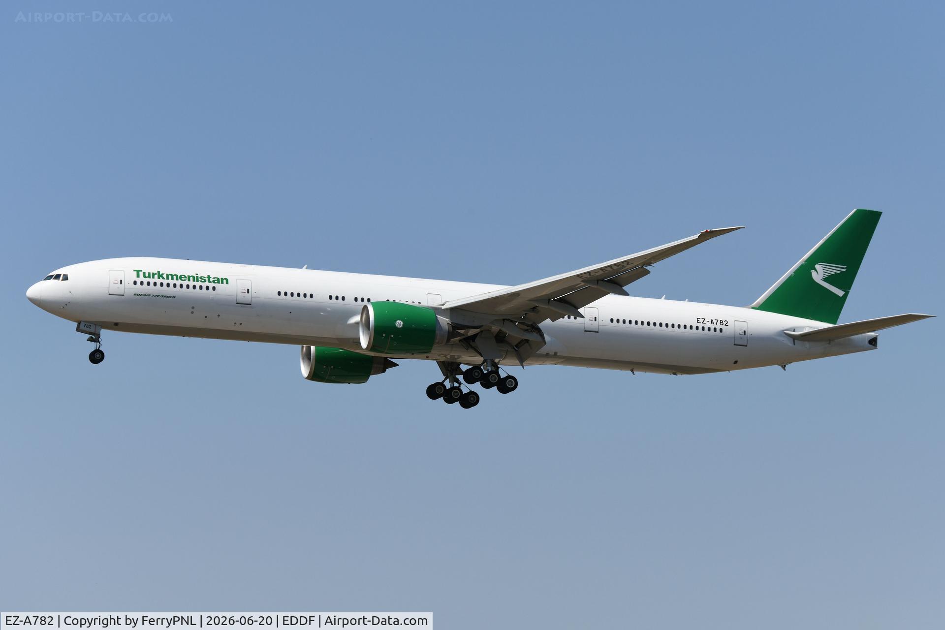 EZ-A782, 2012 Boeing 777-367ER, c/n 39235 l/n 1012, Former Cathay B-KQB now operating for Turkmenistan Airlines