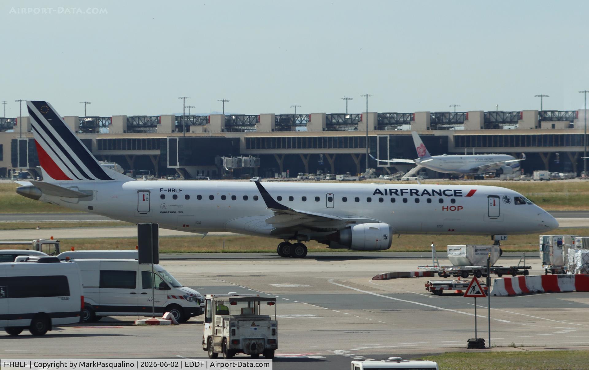 F-HBLF, 2008 Embraer 190AR (ERJ-190-100IGW), c/n 19000158, ERJ-190-100(IGW)