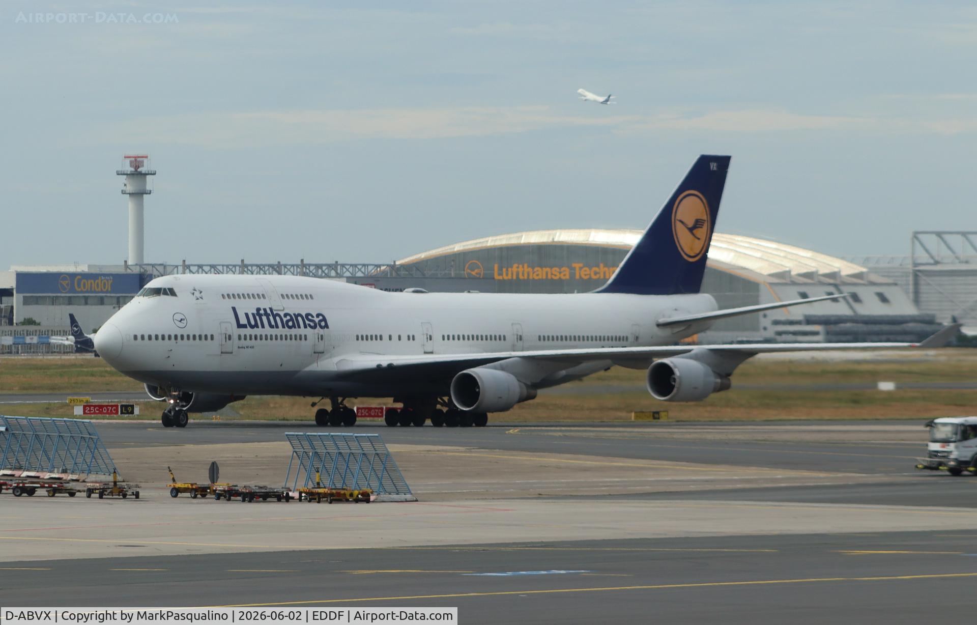 D-ABVX, 1999 Boeing 747-430, c/n 29868 l/n 1237, Boeing 747-430