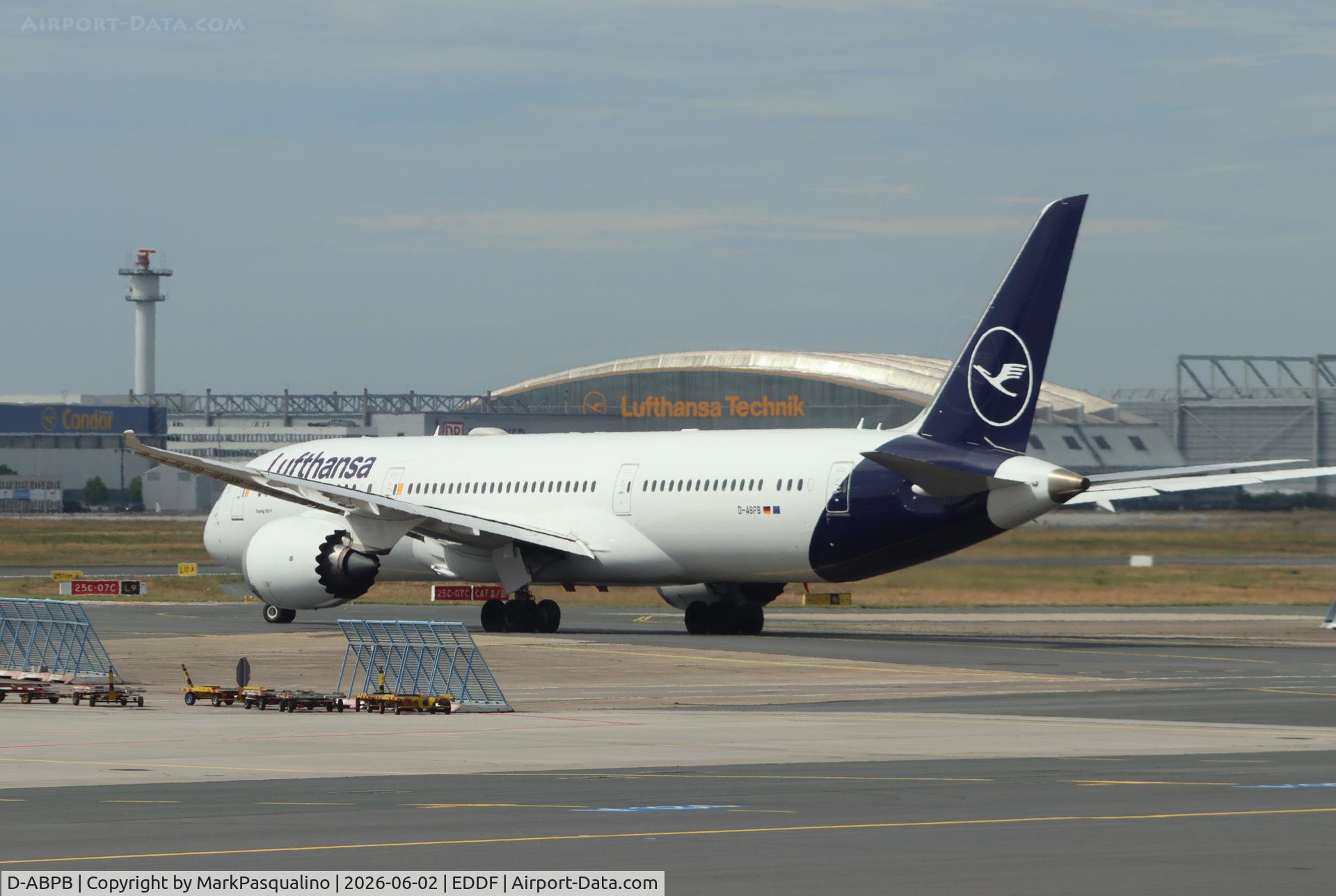 D-ABPB, 2019 Boeing 787-9 Dreamliner, c/n 62734 l/n 913, Boeing 787-9 Dreamliner