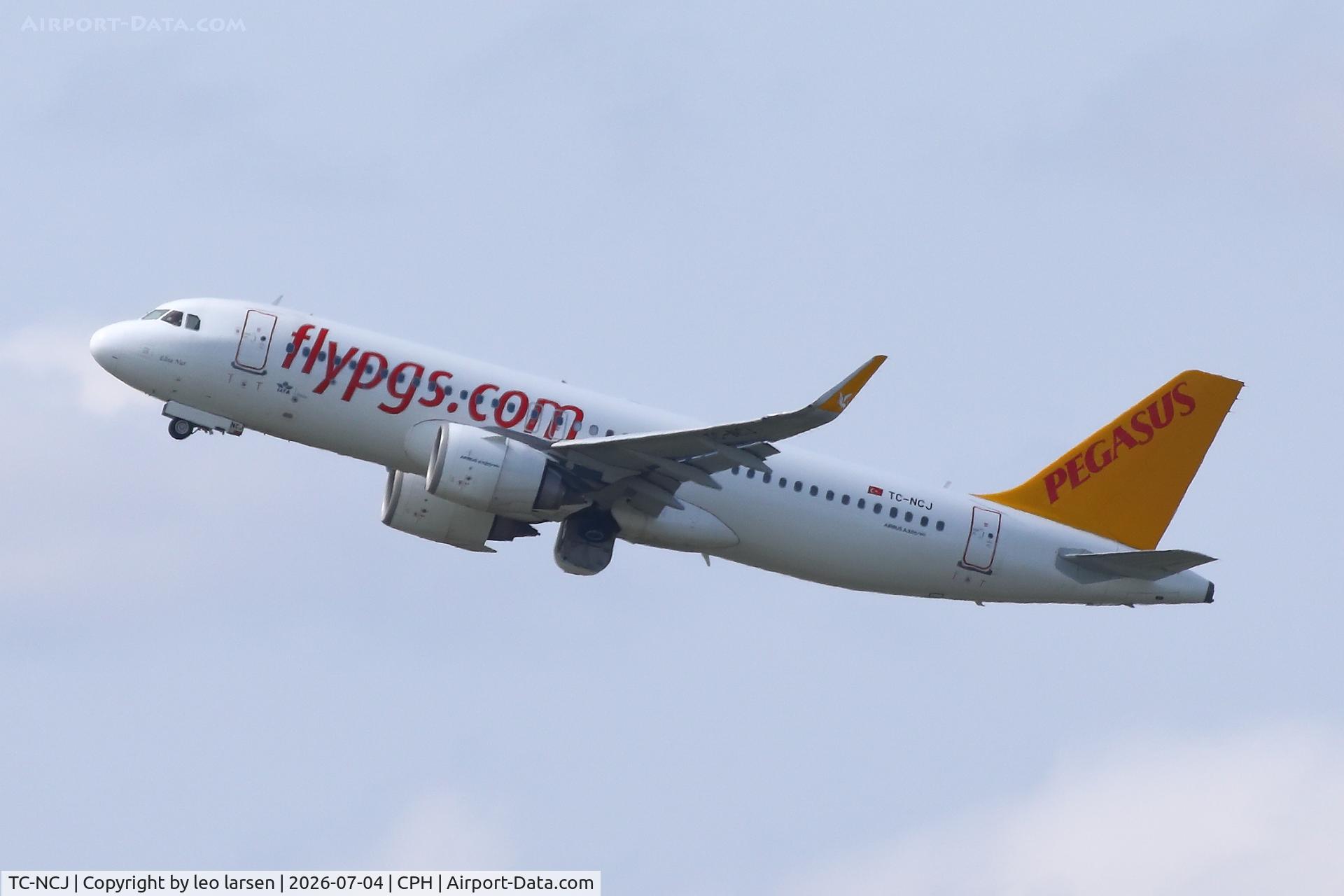 TC-NCJ, 2020 Airbus A320-251N, c/n 9307, Copenhagen 4.7.2026