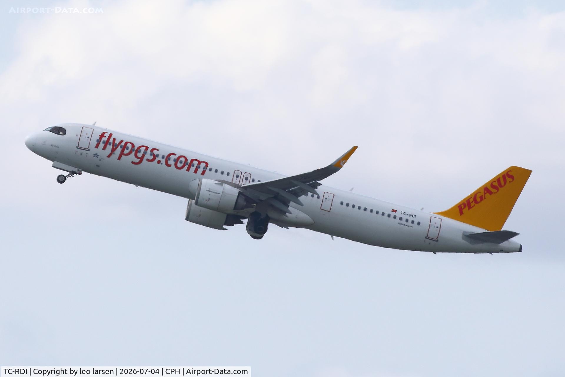 TC-RDI, 2020 Airbus A320-251N, c/n 9307, Copenhagen 4.7.2026