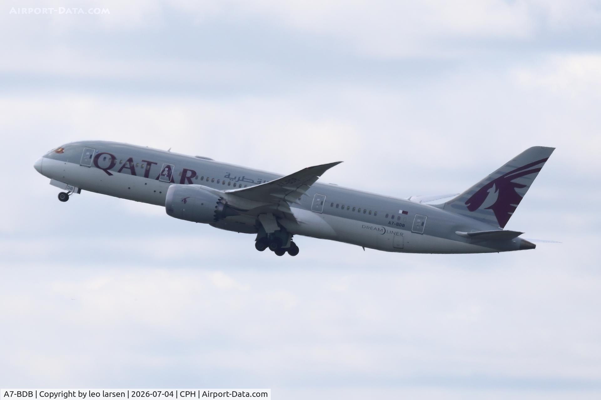 A7-BDB, 2016 Boeing 787-8 Dreamliner Dreamliner, c/n 38346 l/n 410, Copenhagen 4.7.2026