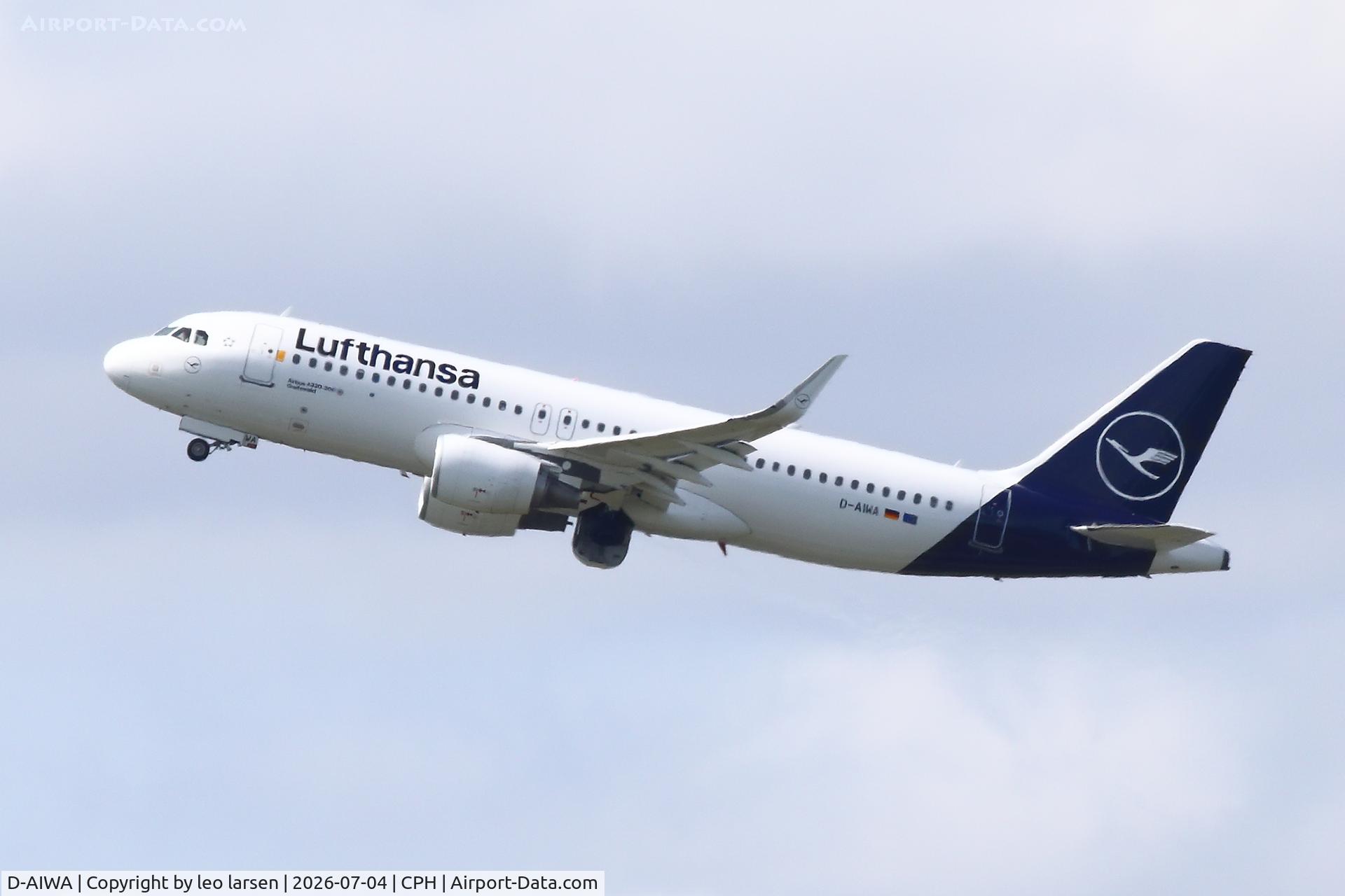 D-AIWA, 2017 Airbus A320-214, c/n 7681, Copenhagen 4.7.2026
