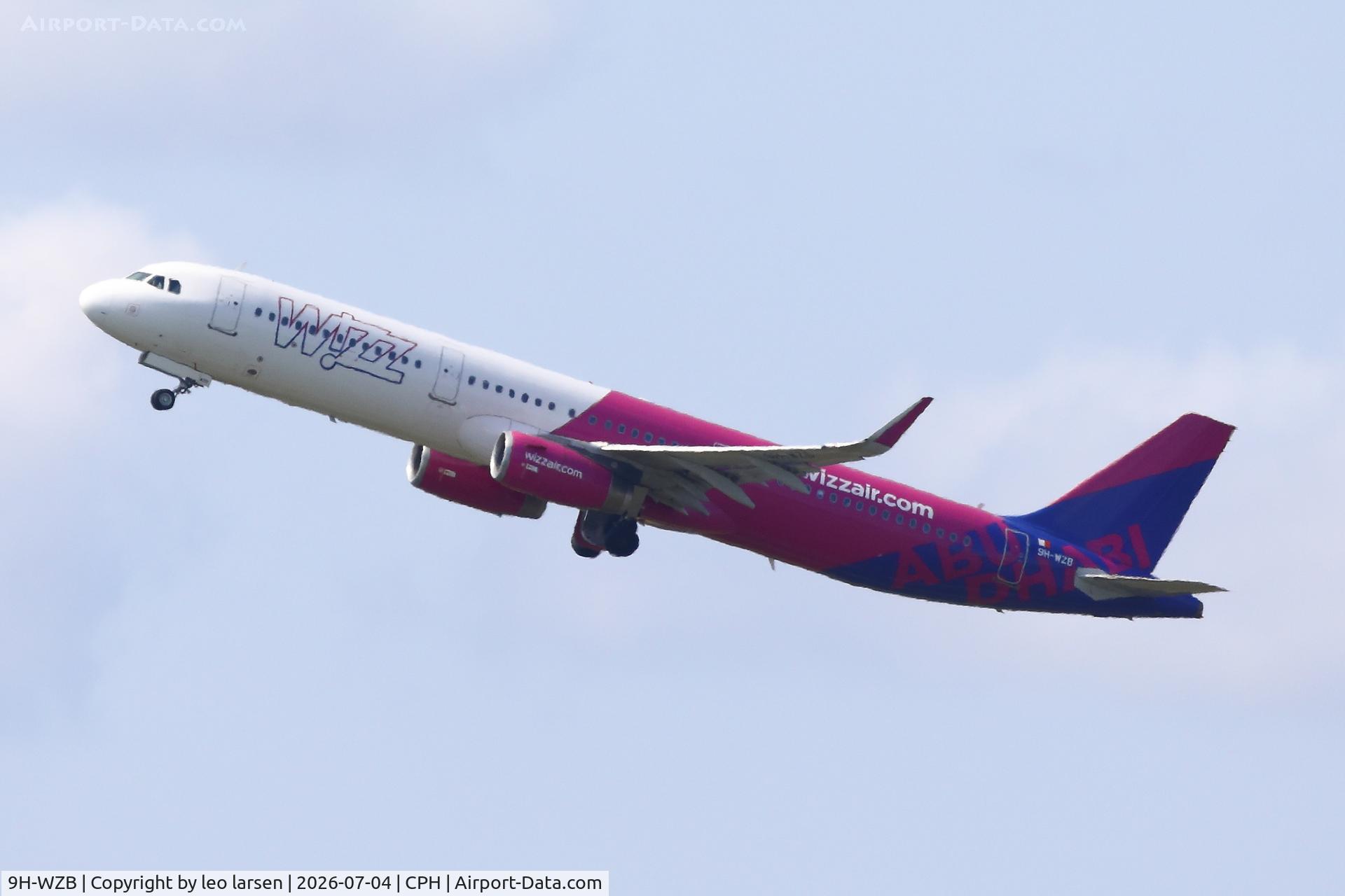 9H-WZB, 2017 Airbus A320-214, c/n 7681, Copenhagen 4.7.2026