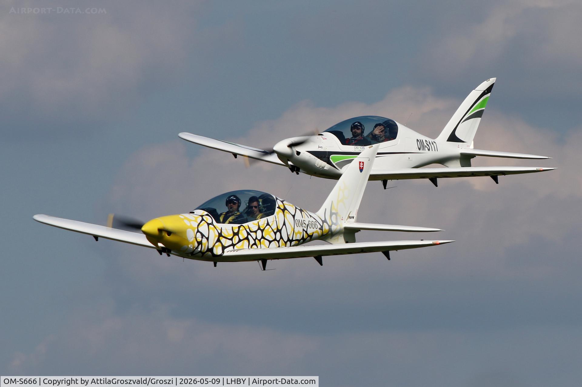 OM-S666, Shark Aero Shark, c/n 090, LHBY - Böny Airport, Hungary