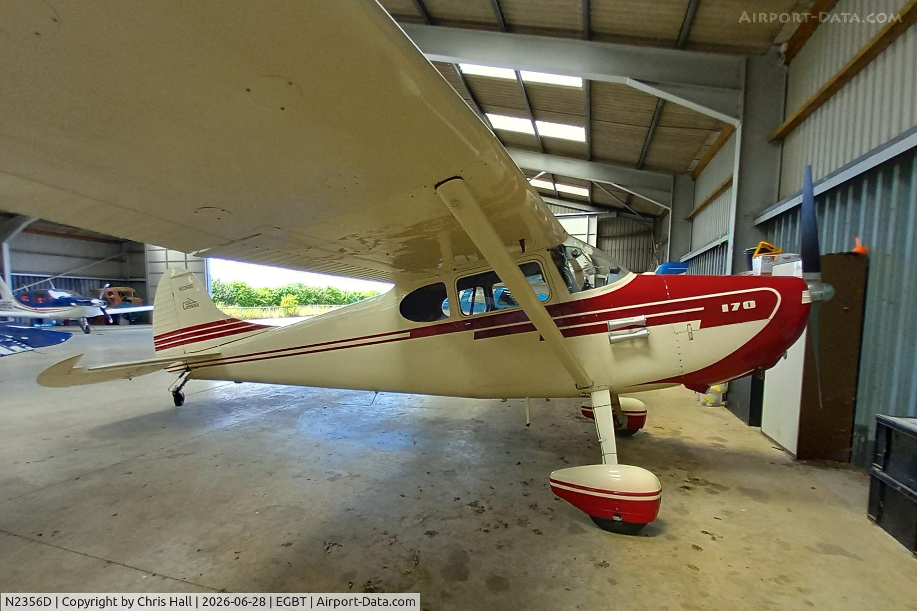 N2356D, 1952 Cessna 170B, c/n 20508, Turweston - EGBT 28/06/26