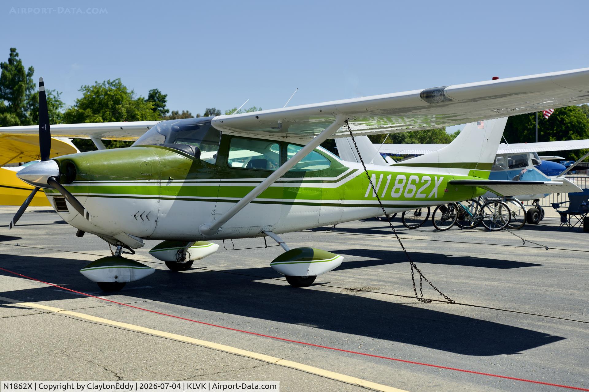 N1862X, 1964 Cessna 182H Skylane, c/n 18255962, 4th of July Livermore airport in California 2026