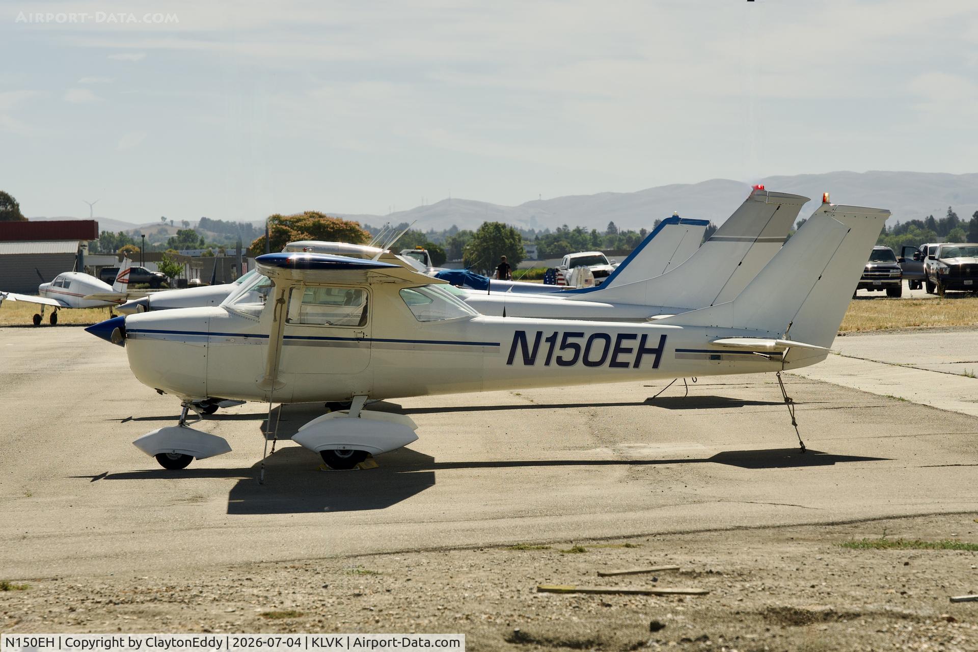 N150EH, 1969 Cessna 150J, c/n 15070883, 4th of July Livermore airport in California 2026