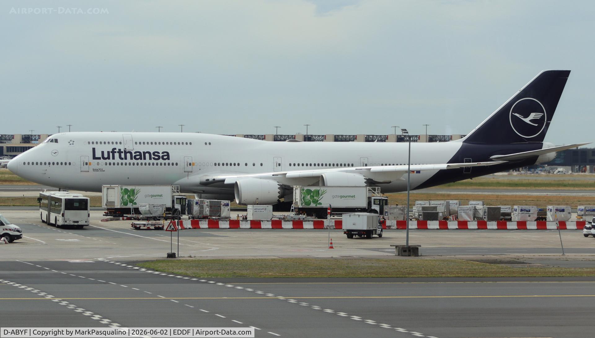 D-ABYF, 2012 Boeing 747-830, c/n 37830, Boeing 747-830