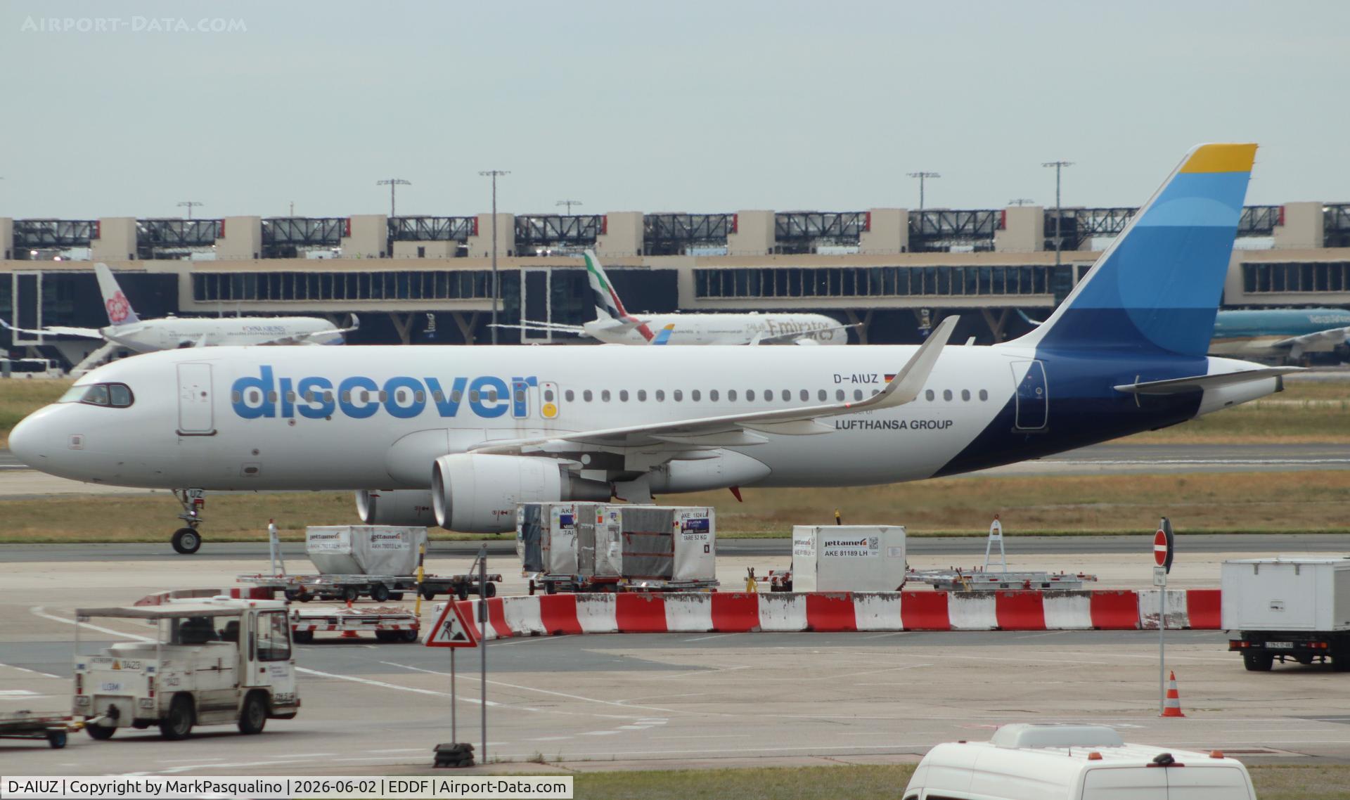 D-AIUZ, 2017 Airbus A320-214, c/n 7625, Airbus A320-214