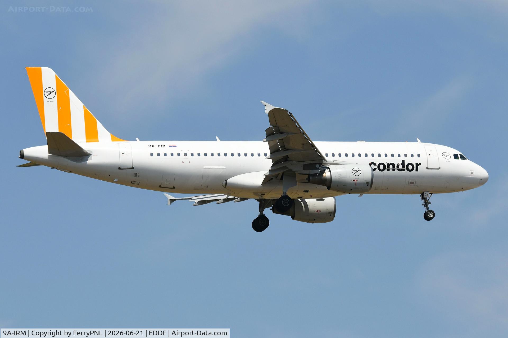 9A-IRM, 2009 Airbus A320-214, c/n 3972, Condor leased this A320 for the season