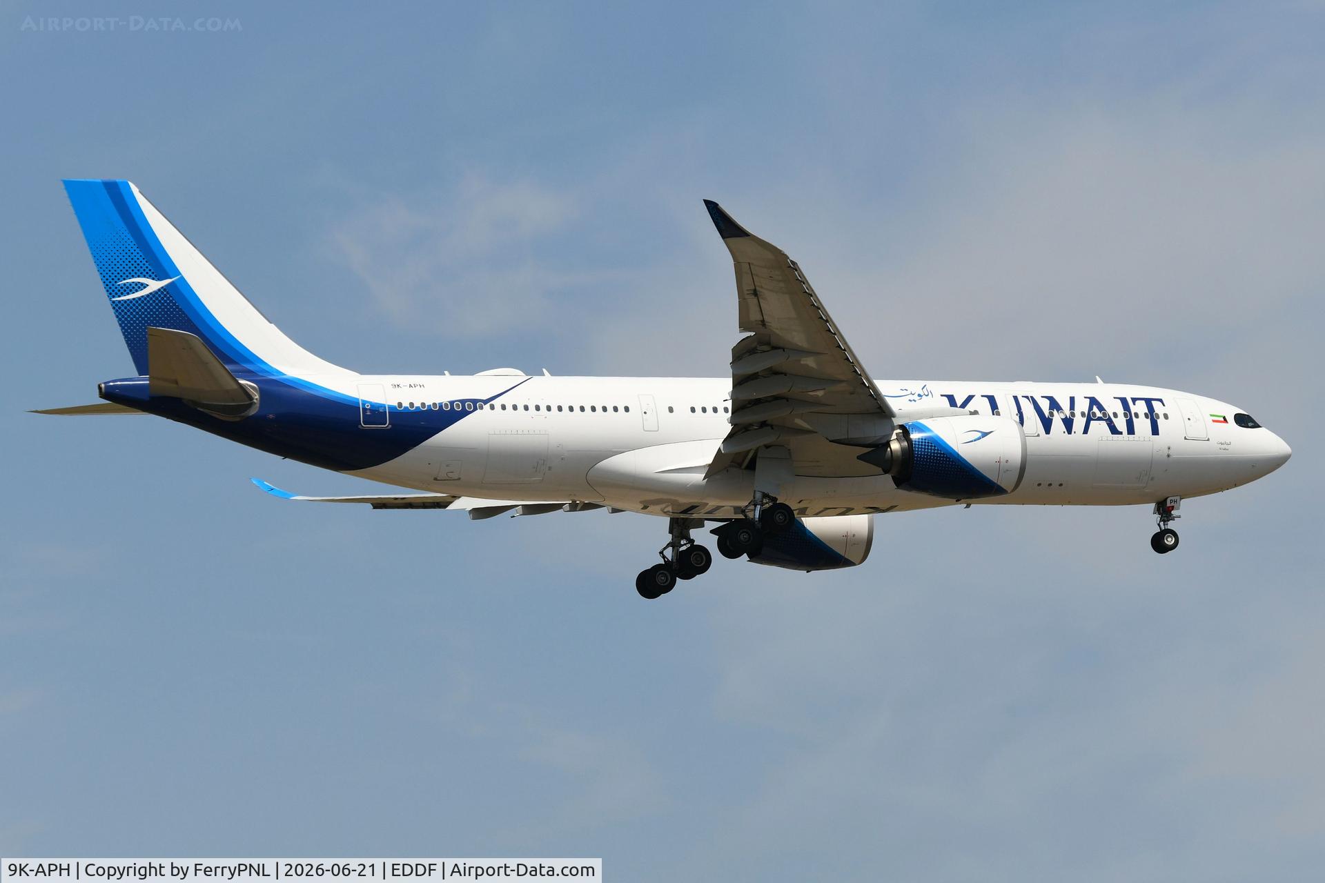 9K-APH, 2021 Airbus A330-841, c/n 2005, Kuwait A338