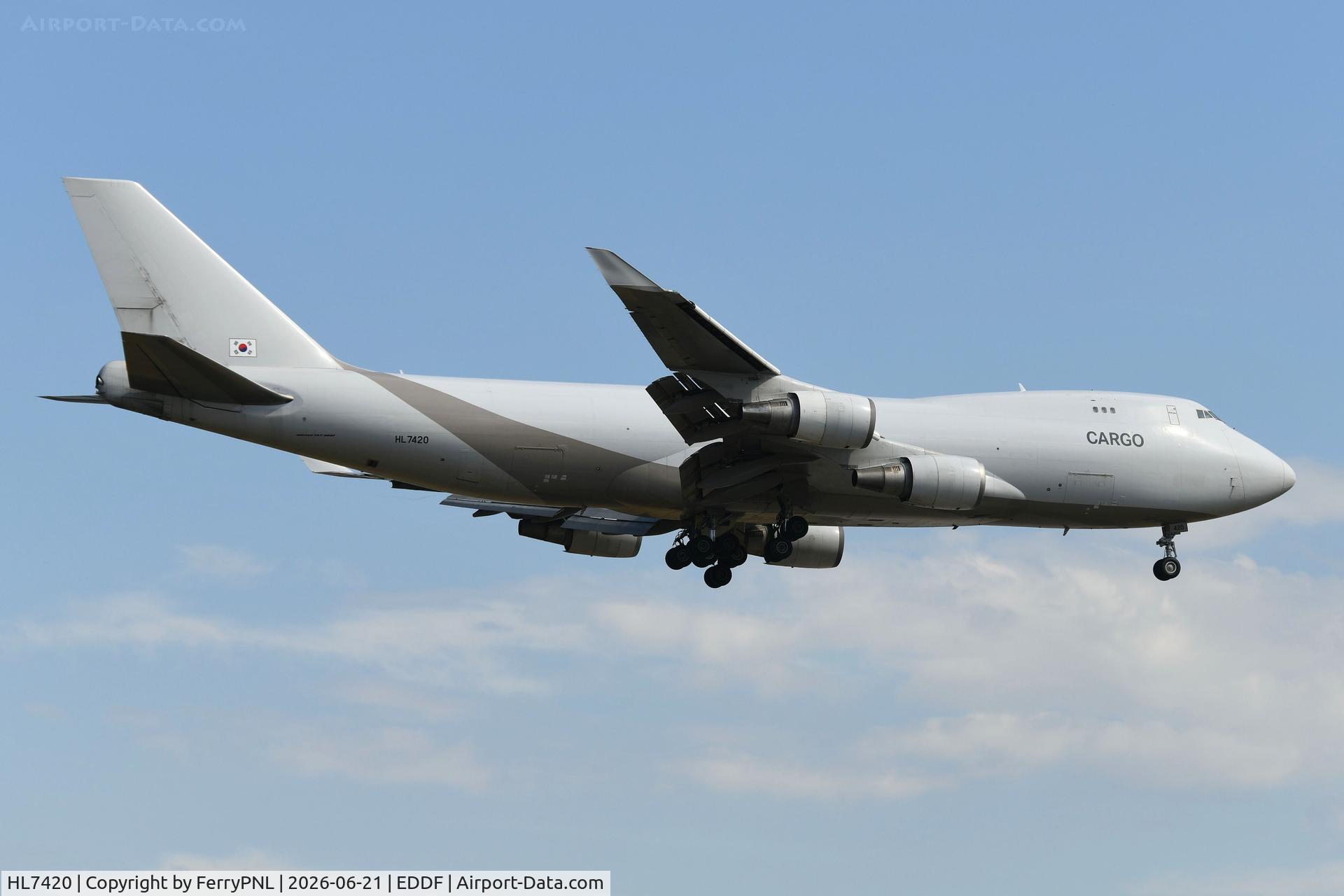 HL7420, 1995 Boeing 747-48EF (SCD), c/n 25783, Former Asiana B744F now operating for Air Zeta