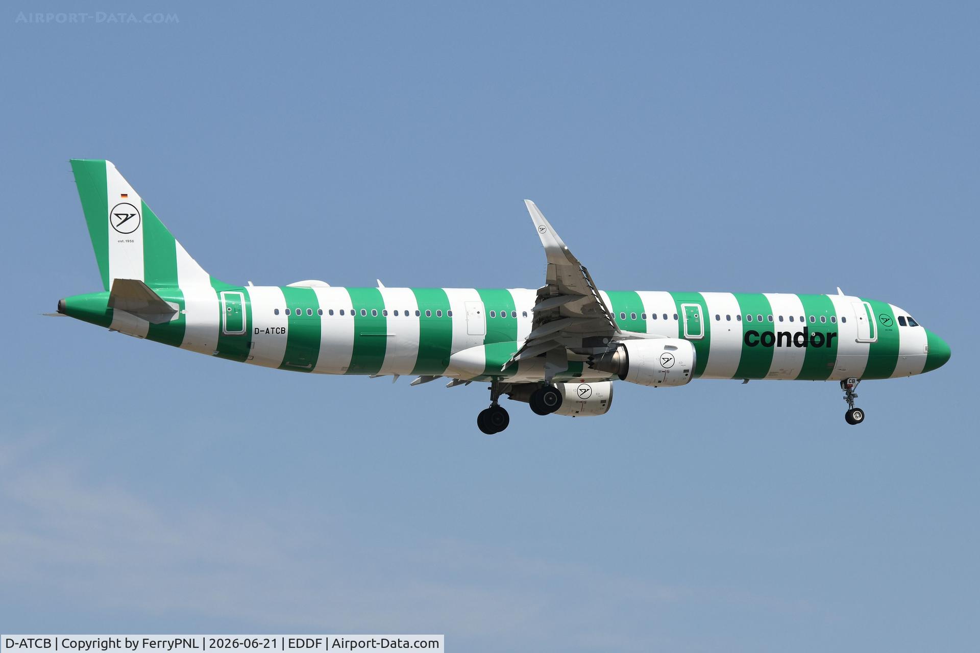 D-ATCB, 2015 Airbus A321-211, c/n 6432, Condor Green A321