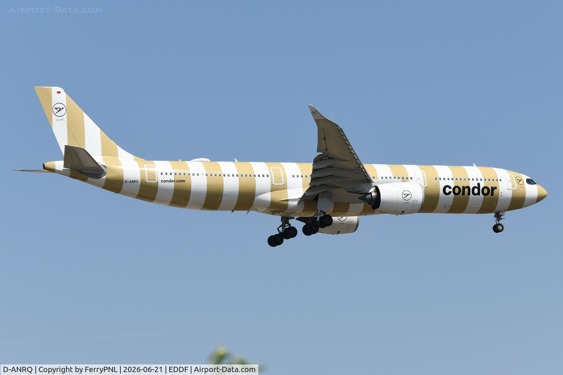 D-ANRQ, 2024 Airbus A330-941N, c/n 2079, Condor A339 landing