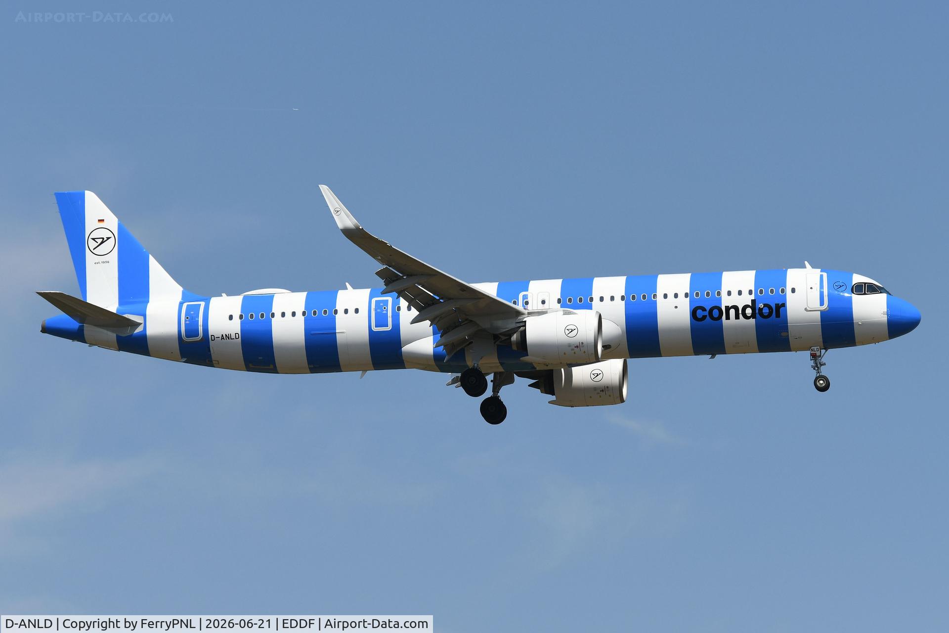 D-ANLD, 2026 Airbus A321-271NX, c/n 13164, Arrival of blue Condor A321N