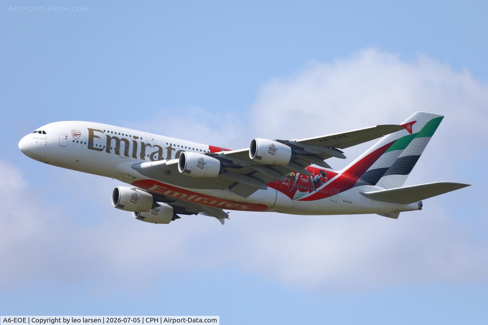 A6-EOE, 2014 Airbus A380-861, c/n 169 l/n L4J, Copenhagen 5.7.2026