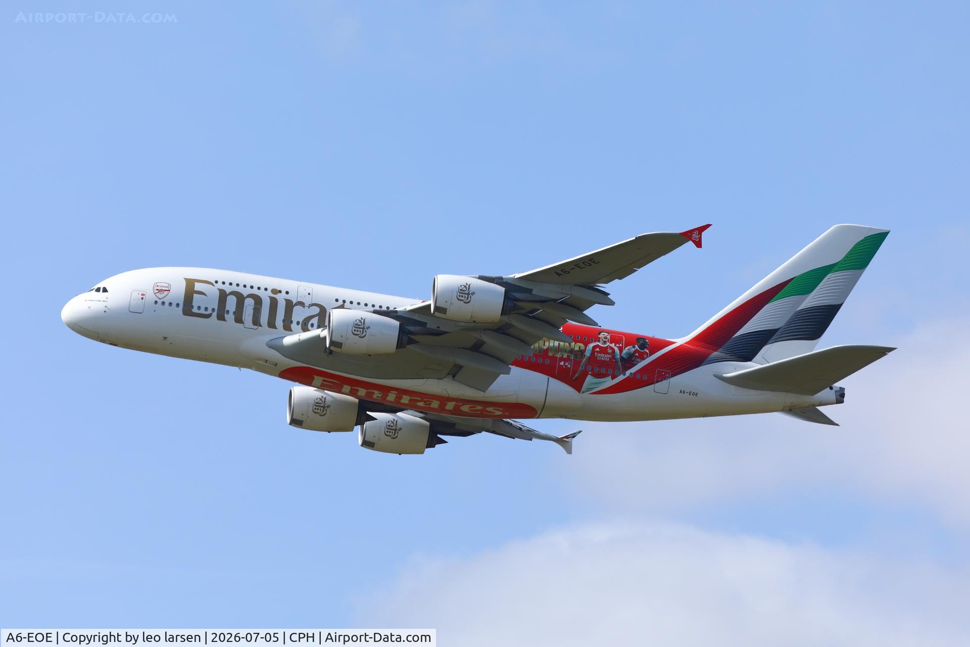 A6-EOE, 2014 Airbus A380-861, c/n 169 l/n L4J, Copenhagen 5.7.2026