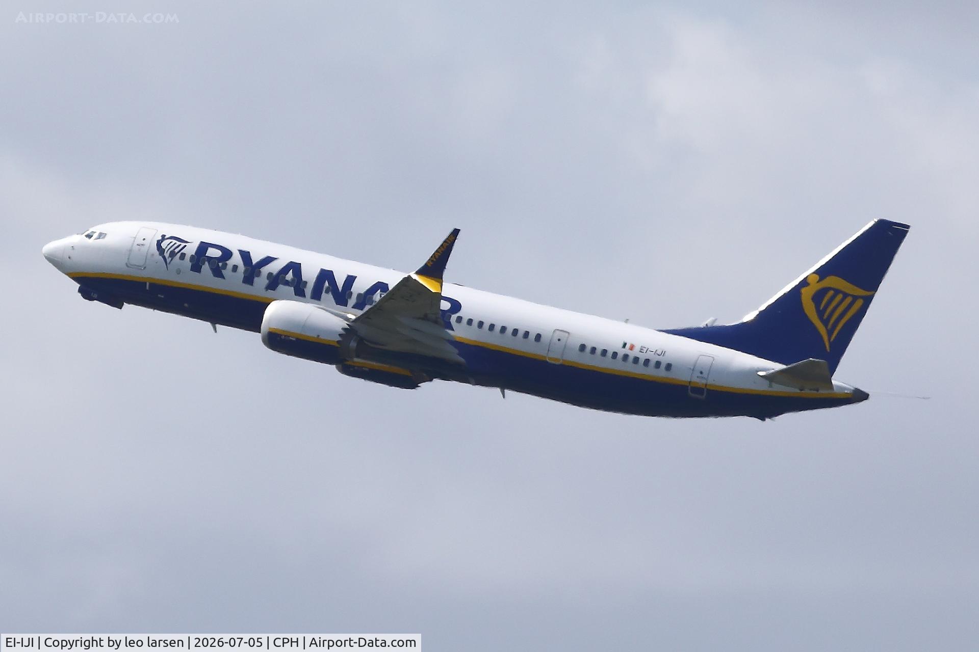 EI-IJI, Boeing 737-8 MAX, c/n 62369, Copenhagen 5.7.2026