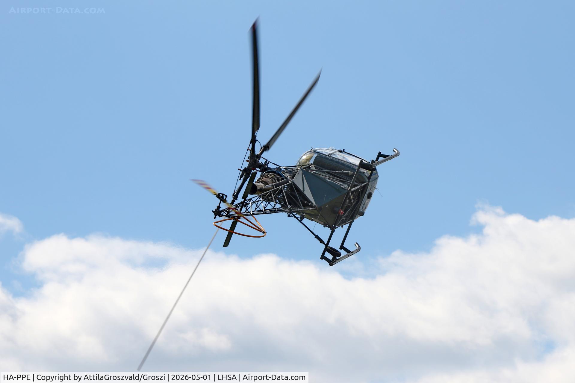HA-PPE, Sud SA-318C Alouette AST, c/n 2046, LHSA - Szentkirályszabadja Airport, Hungary