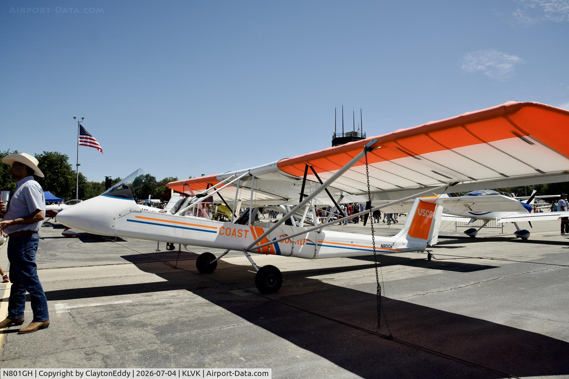 N801GH, 2023 Lockwood Aircraft Corp. Aircam, c/n AC-180, 4th of July Livermore airport in California 2026