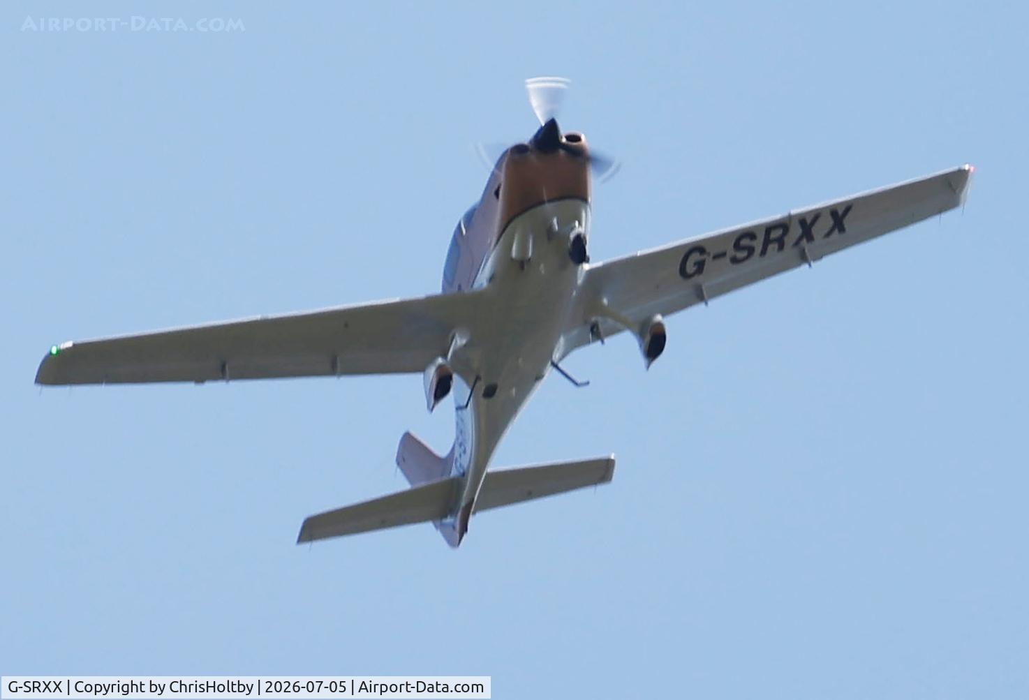 G-SRXX, 2023 Cirrus SR 20, c/n 9161, Over Potters Bar, Herts