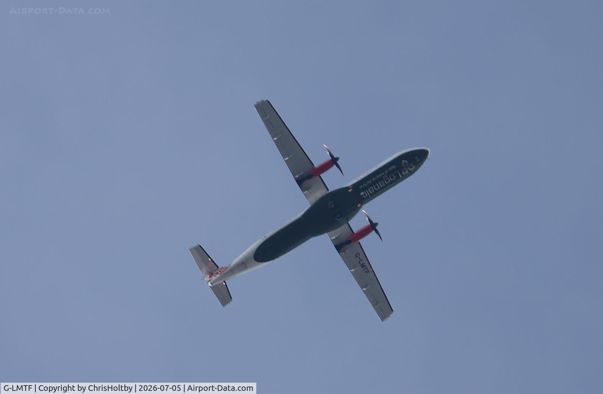 G-LMTF, 2012 ATR 72-600 (72-212A), c/n 1054, Over Waterford, Herts.