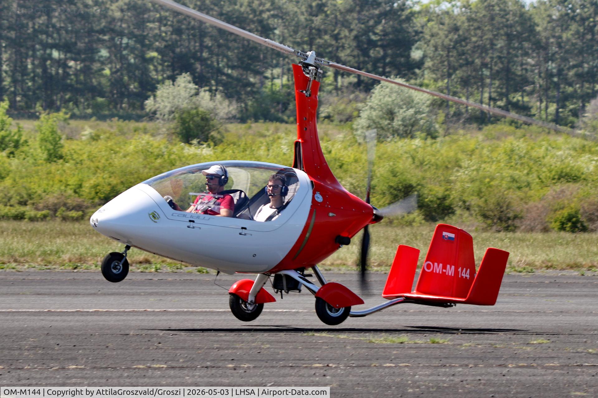 OM-M144, AutoGyro Europe Calidus, c/n ., LHSA - Szentkirályszabadja Airport, Hungary
